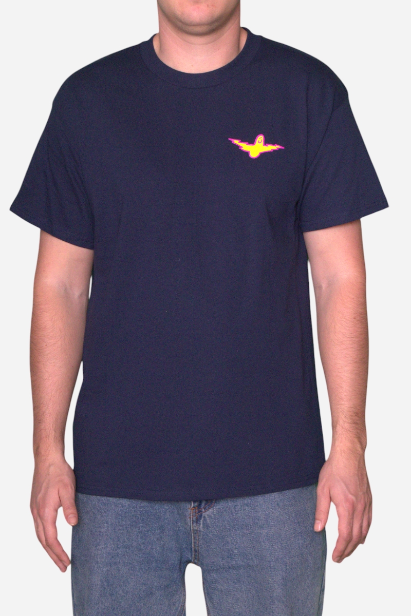 Krooked Tee Bird Lightening - Navy