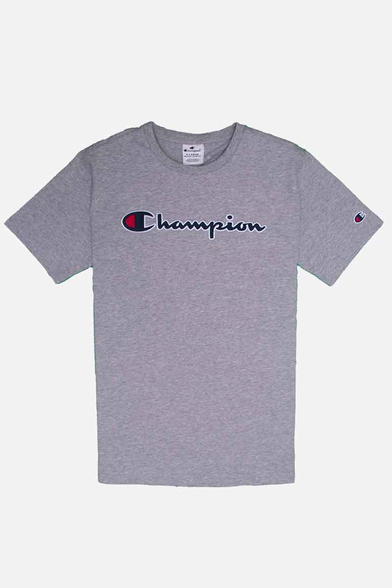 instinkt Ren hane Champion T-shirt Børn - Rochester Logo - Grey | Nyhed | 8-16 år