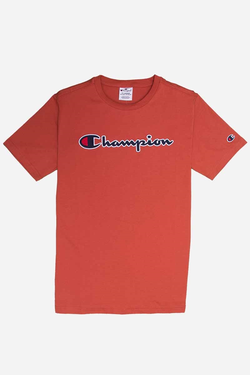 Champion T-shirt Børn - Rochester Logo - Orange Nyhed 8-16 år
