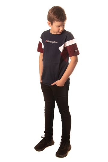 Champion Fashion T-shirt - Navy m. red/white