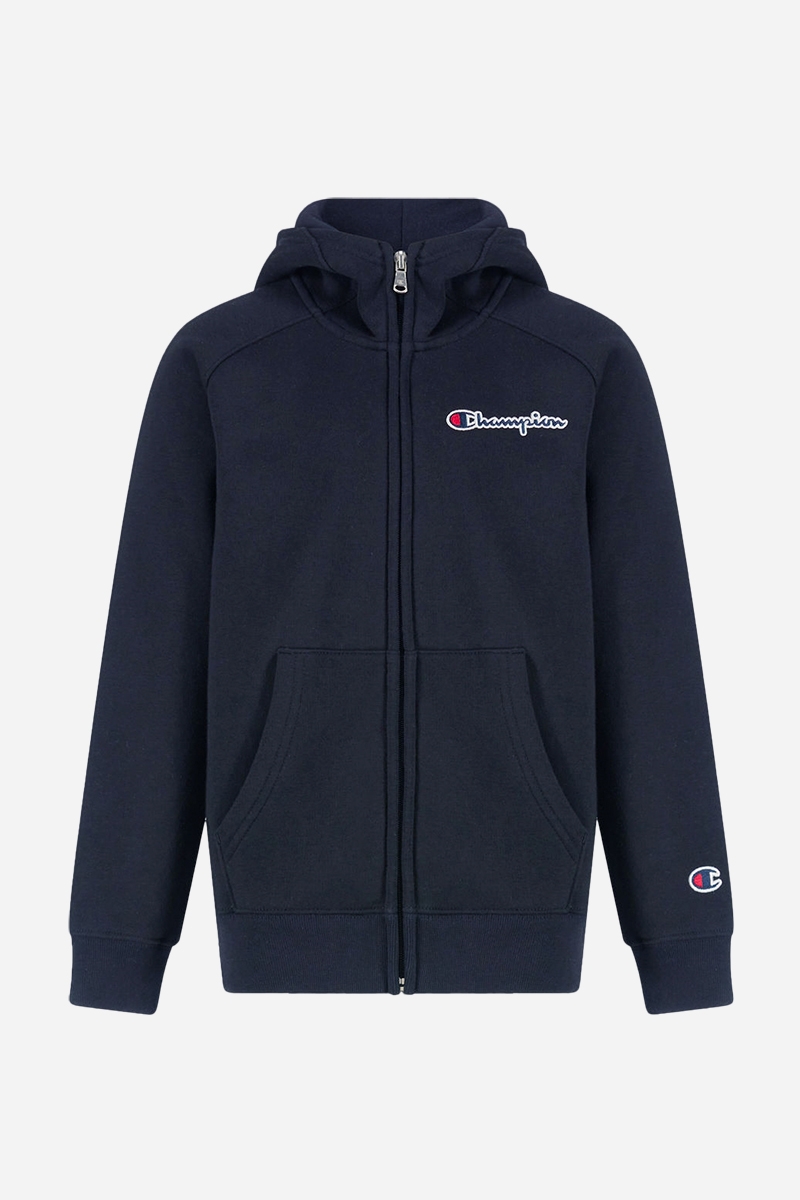 Champion Hooded Full Zip Sweatshirt - Navy