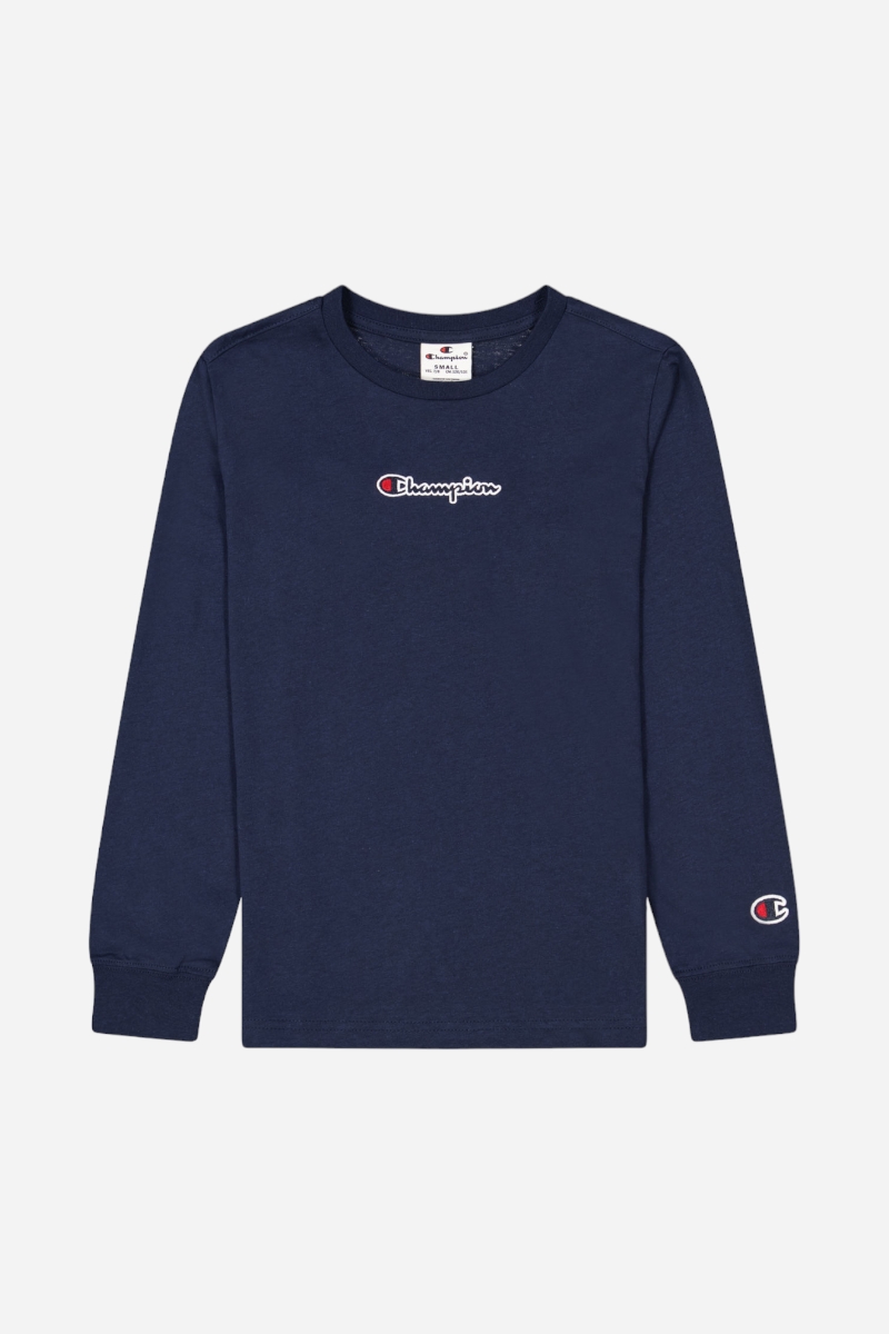 Champion Sweatshirt m. broderi - Basic - Navy