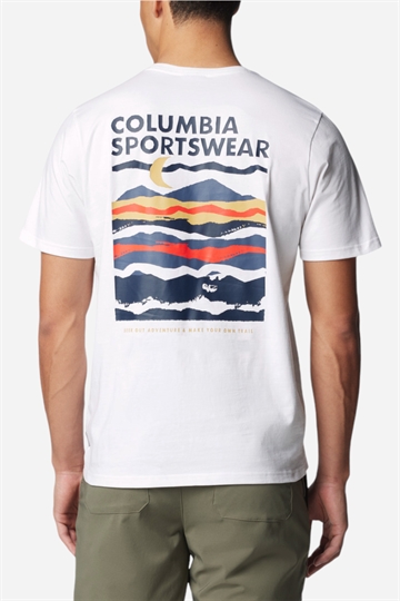 Columbia Explorers Canyon™ Back SS Tee - White Torn