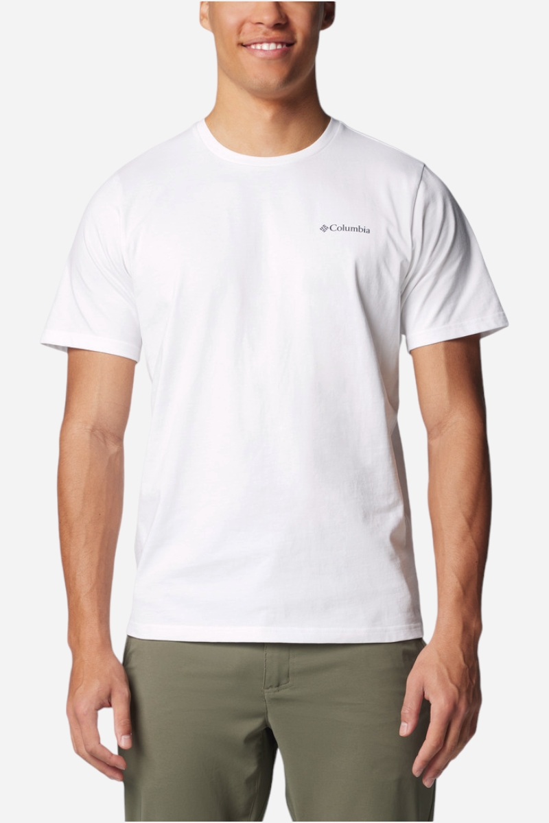 Columbia Explorers Canyon™ Back SS Tee - White Torn