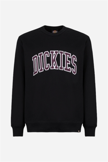 Dickies Aitkin Sweatshirt - Black / Plum Perfect