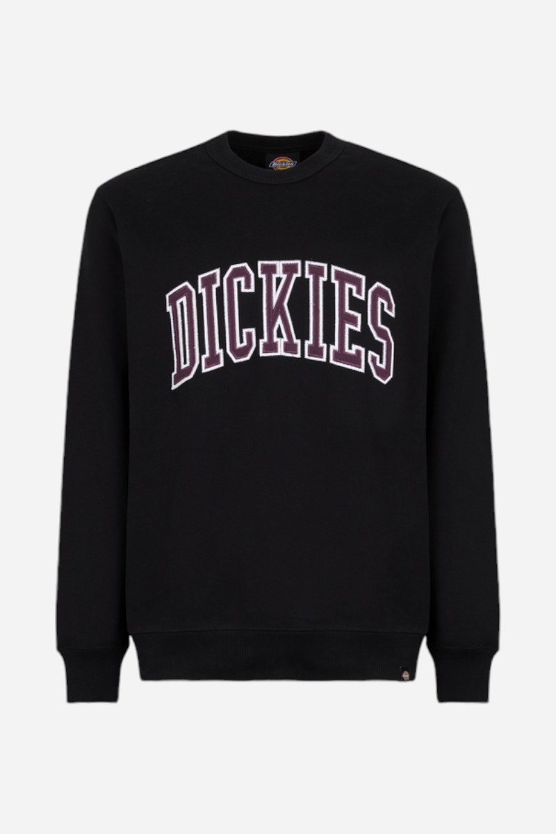 Dickies Aitkin Sweatshirt - Black / Plum Perfect