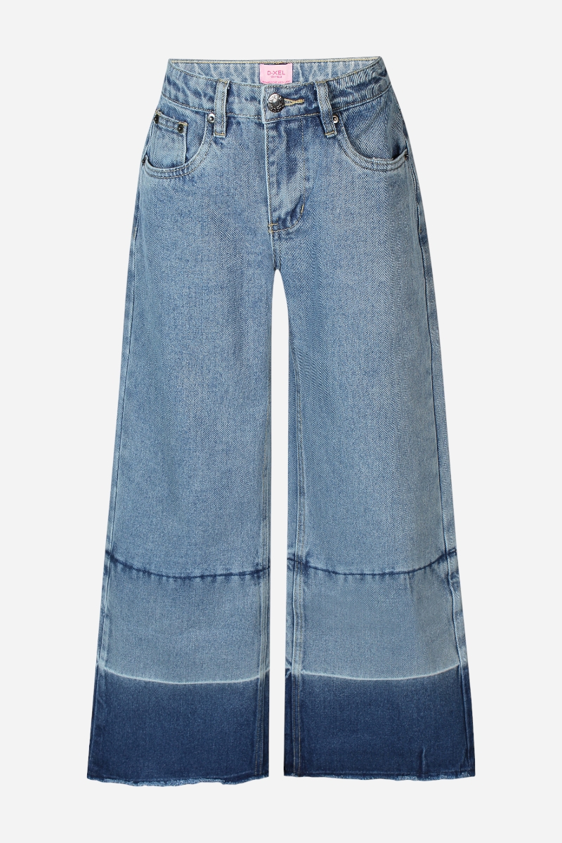 D-xel Jeans - Kiwa - Blue Dip Dye