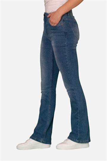 D-xel Flare Jeans - Medium Blue