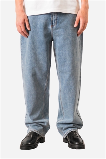 Fraizer - Teens - Extreme Baggy Jeans - Medium Blue Retro Wash