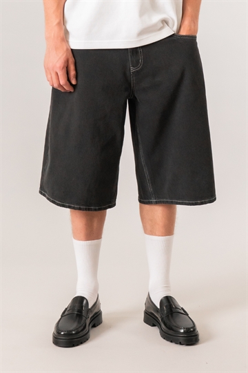 Fraizer - Teens - Baggy Jorts Shorts - Black Denim 