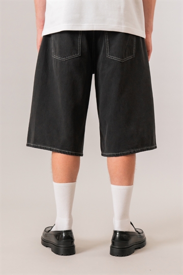 Fraizer - Teens - Baggy Jorts Shorts - Black Denim 
