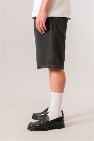 Fraizer - Teens - Baggy Shorts - Black Denim Wash