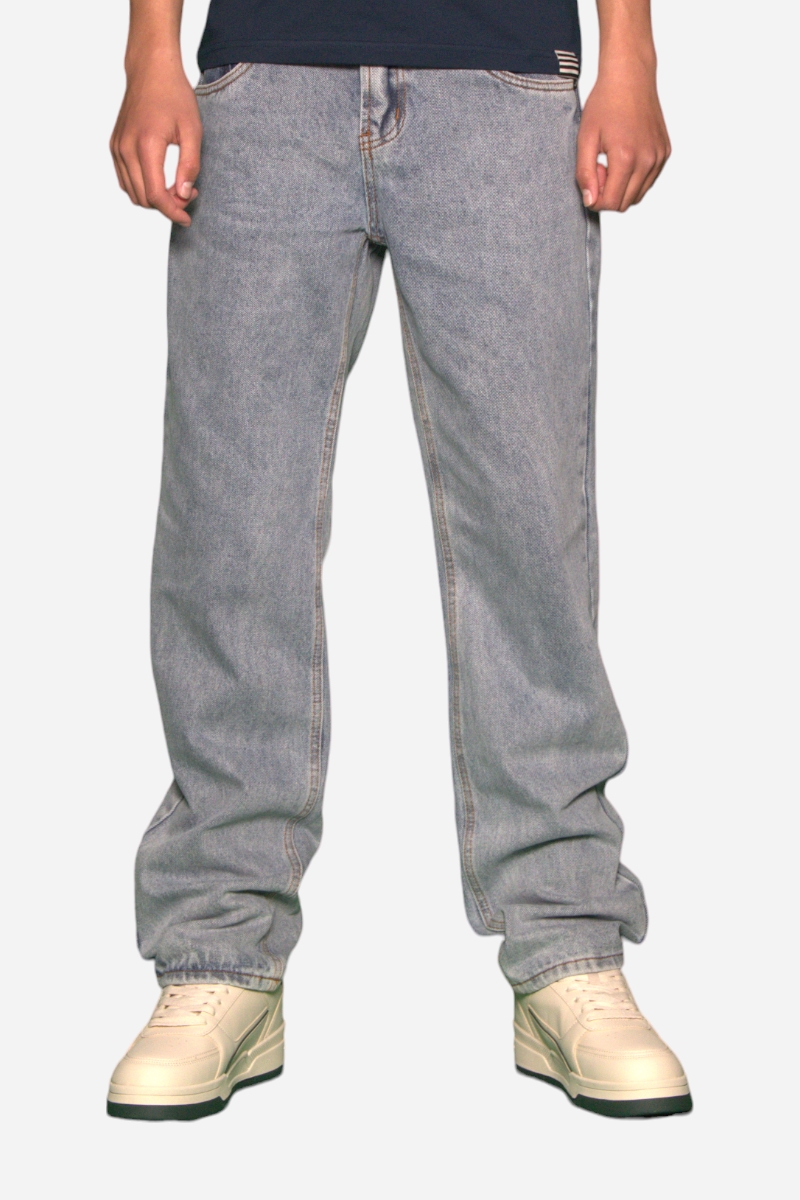 Fraizer - Baggy Jeans - Blue Acid Wash