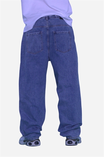Fraizer - Teens - Extreme Baggy Jeans - Medium Blue Retro Wash