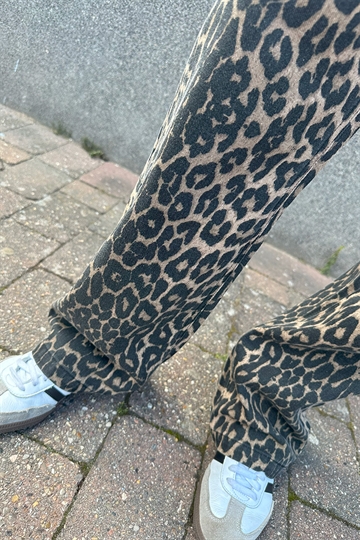 Fraizer - Pige Jeans Lav Talje - Malou - Leopard Print