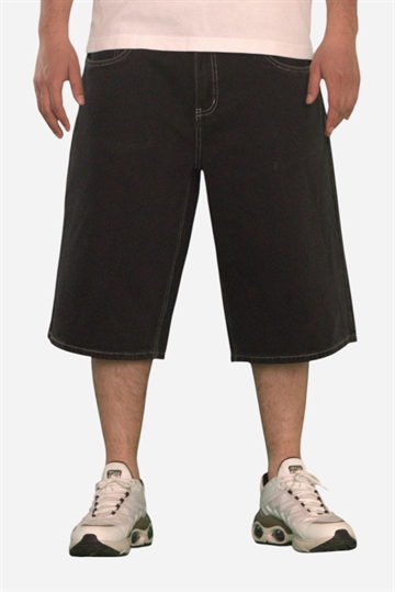 Fraizer - Teens - Baggy Jorts Shorts - Black Denim 