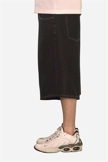 Fraizer - Teens - Baggy Jorts Shorts - Black Denim 