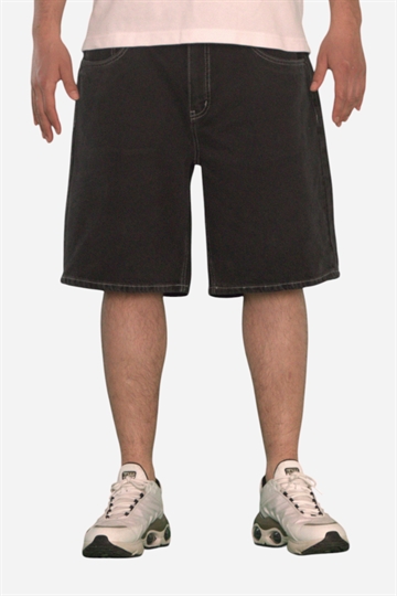 Fraizer - Teens - Baggy Shorts - Black Denim Wash