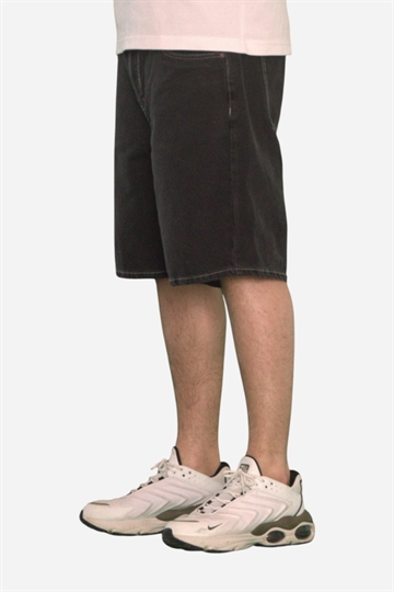 Fraizer - Teens - Baggy Shorts - Black Denim Wash