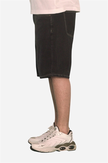 Fraizer - Teens - Baggy Shorts - Black Denim Wash