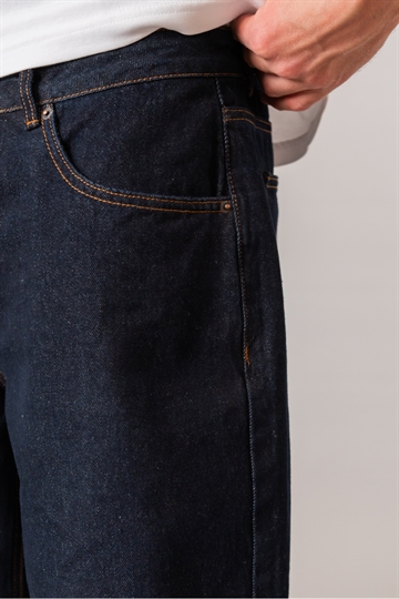 Fraizer - Teens - Baggy Shorts - Dark Raw Blue
