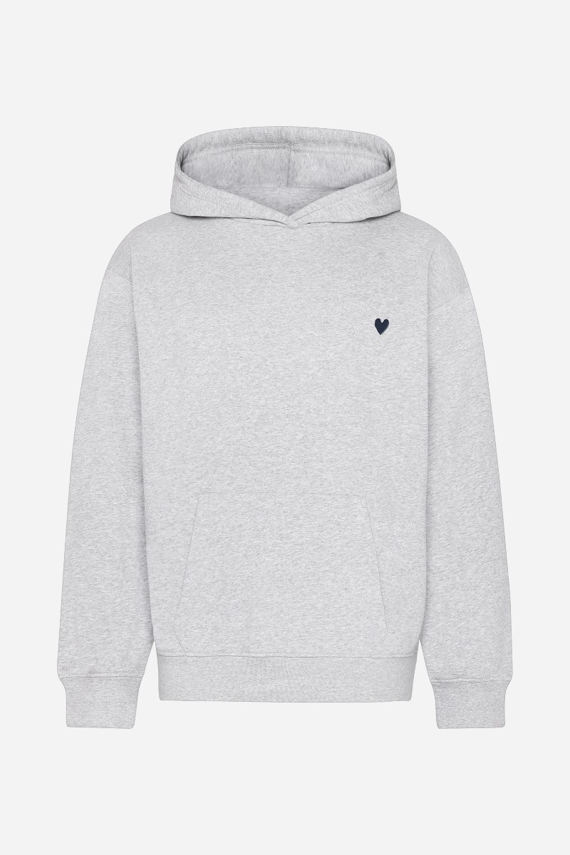 Grunt Ava Hood Sweat - Snow Melange