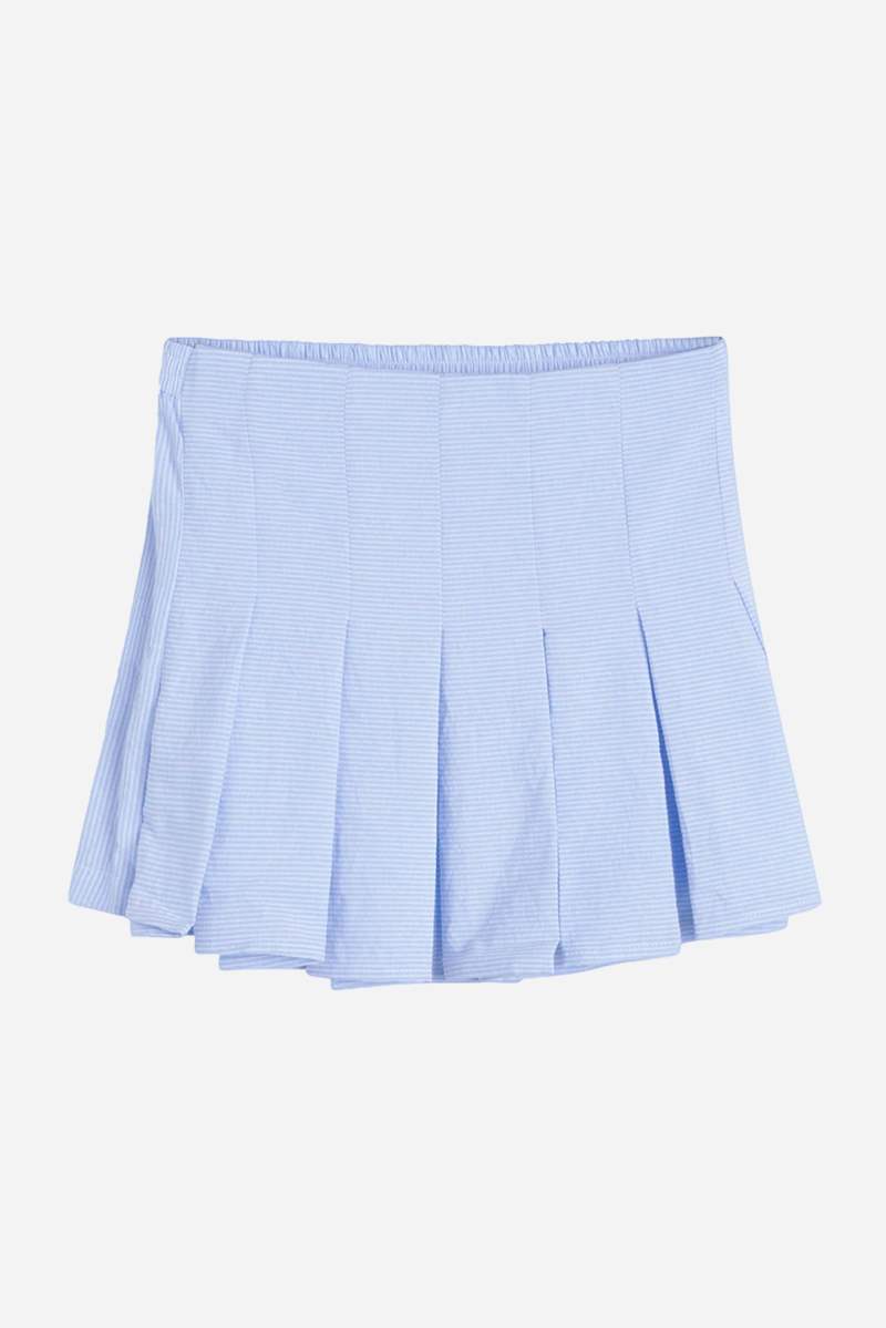 Grunt Shorts Nederdel - Birk - Stone Blue