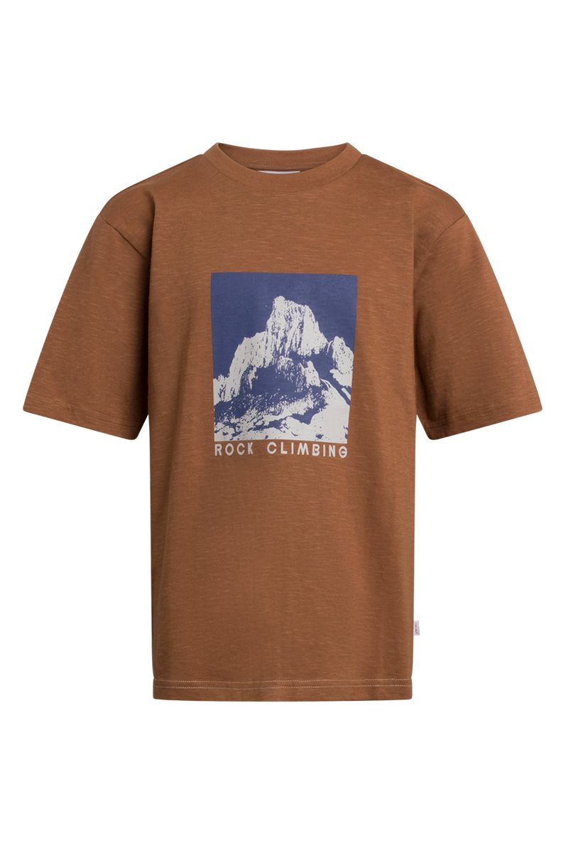 Grunt Rock Box Fit Tee - Brown