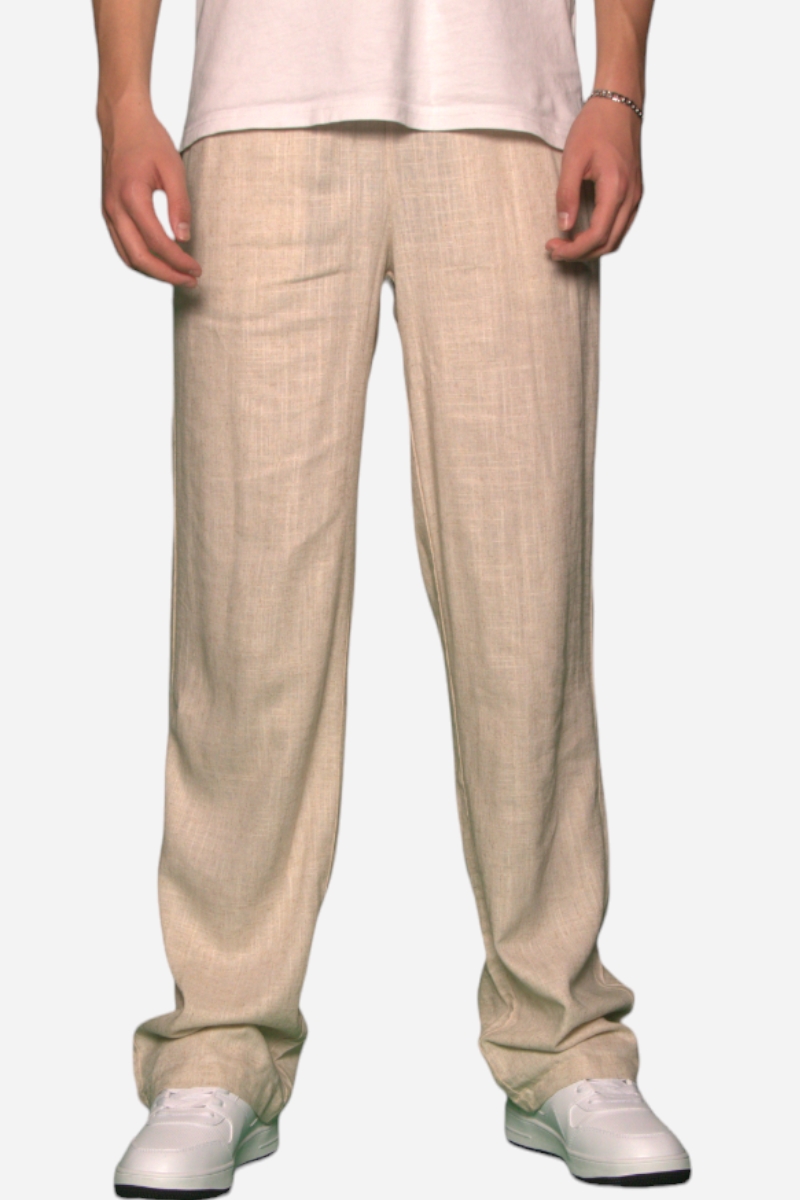 GRUNT Allan Linen Pants - Sand