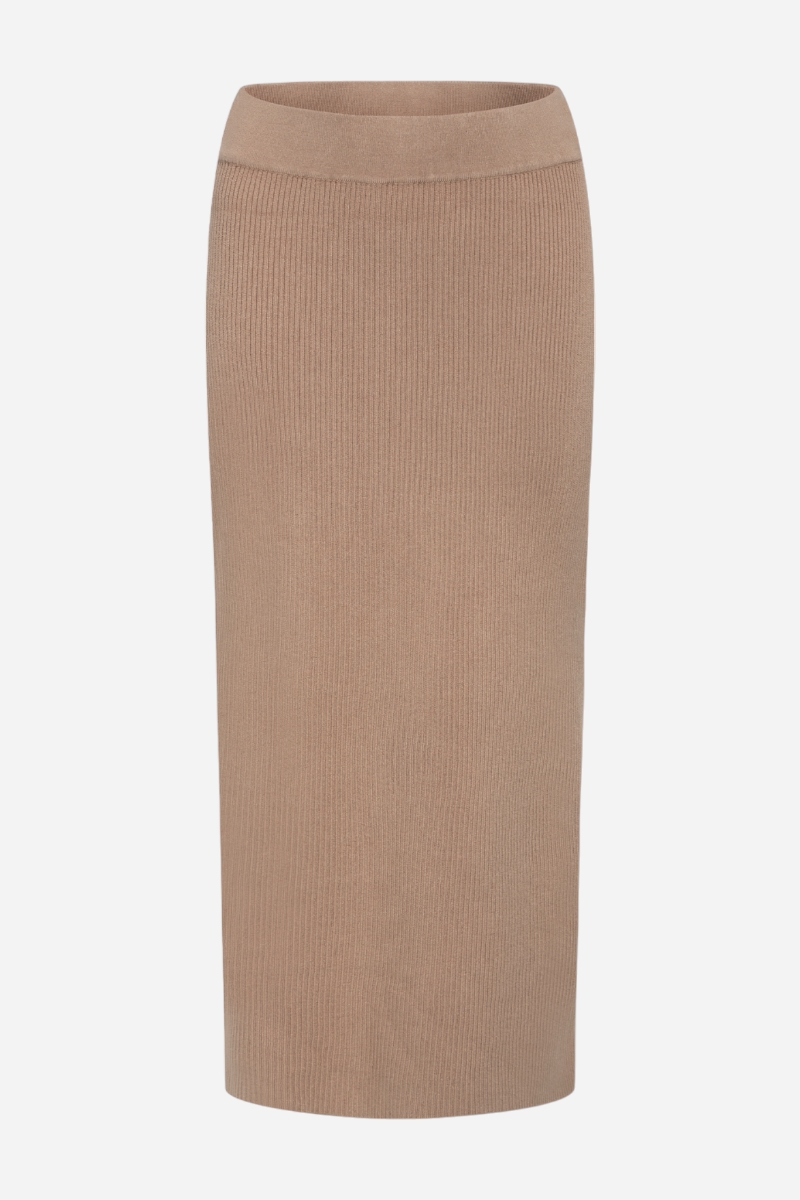 GRUNT Elise Knit Skirt - Nature