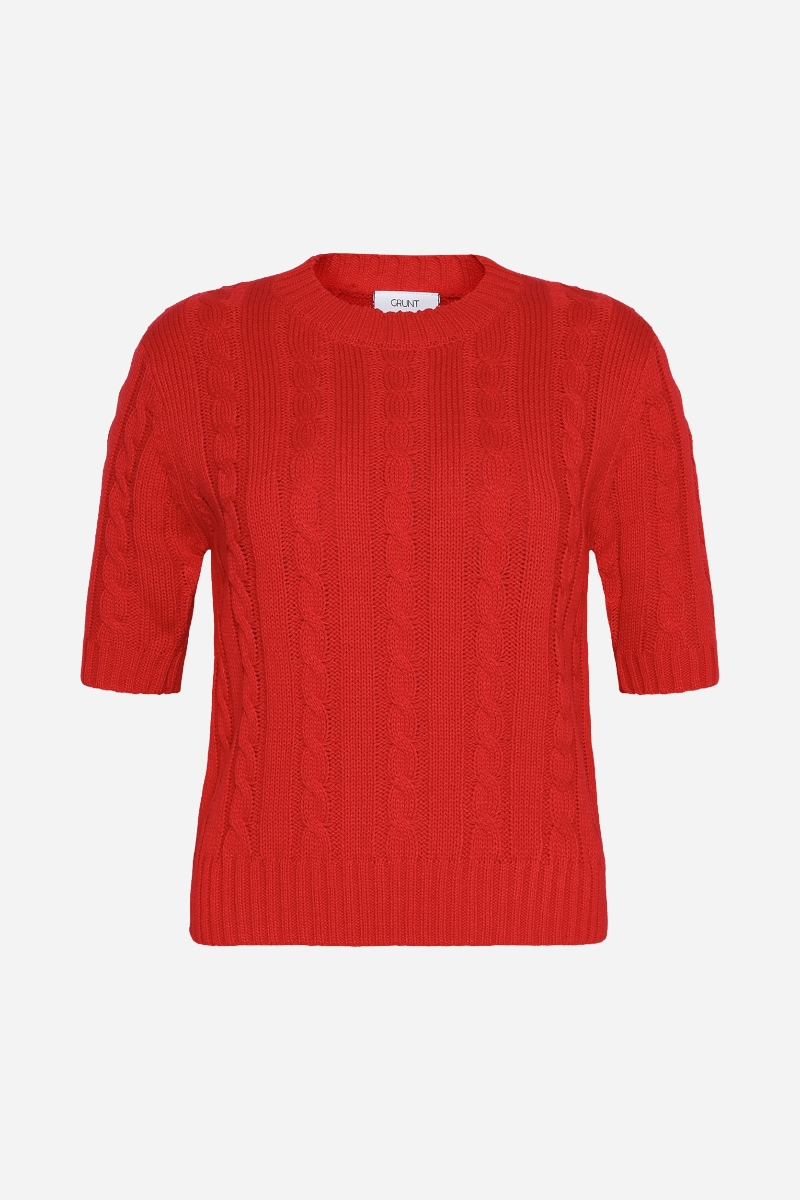 Grunt Gru Knit Top - Red
