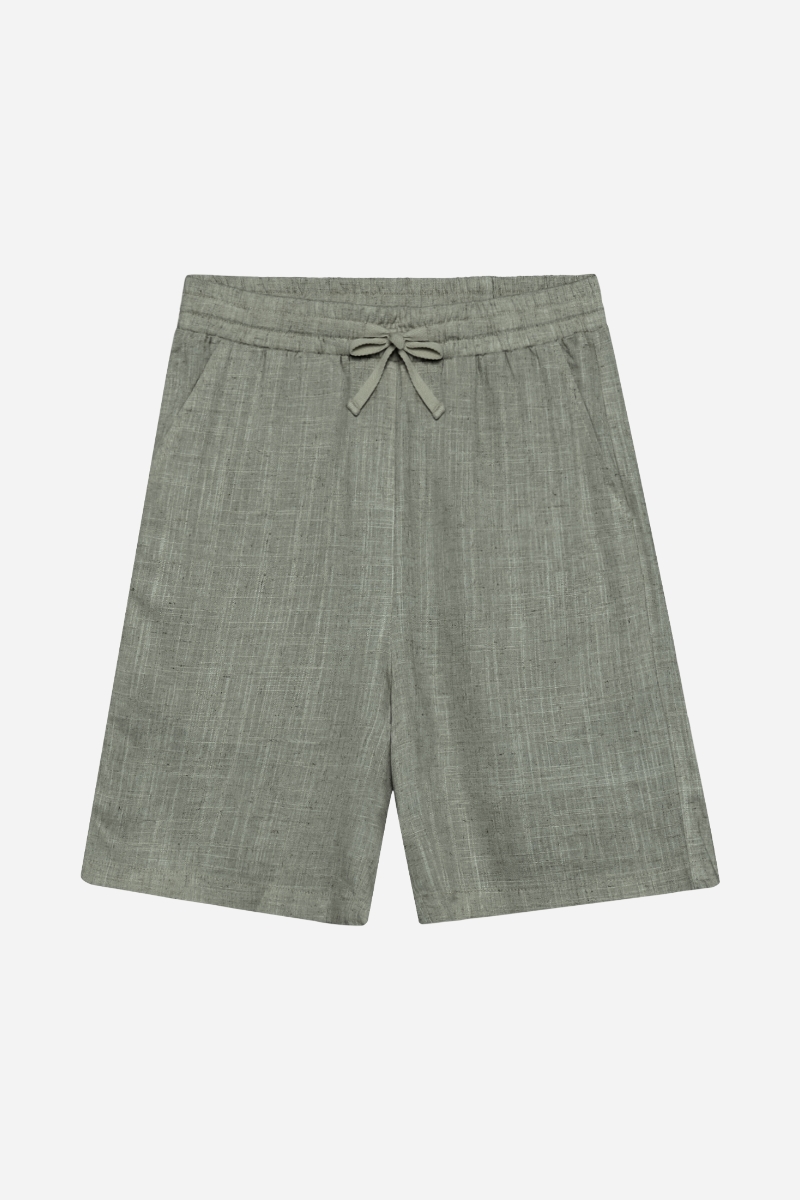 GRUNT Ole Linen shorts - Khaki