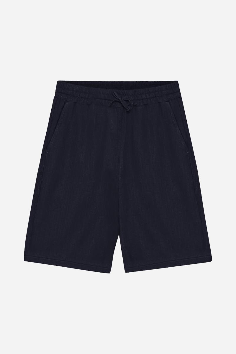 GRUNT Ole Linen shorts - Navy