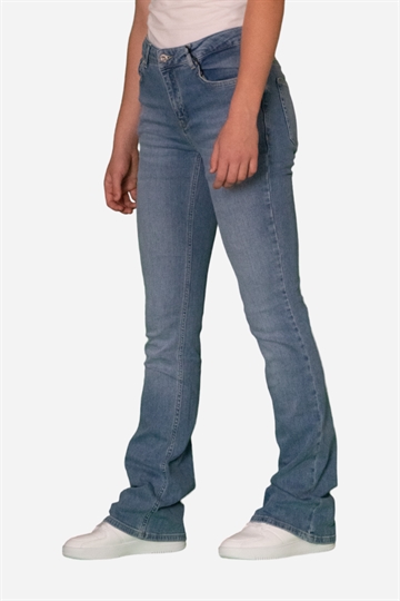 GRUNT Jeans - Texas Low Flare Pant - Vintage Blue
