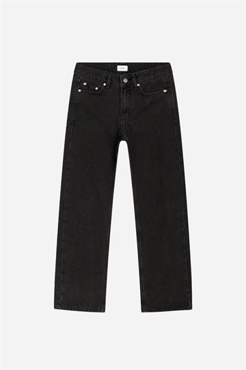 Grunt Jeans - Nadia Midrise Straight - Black Vintage
