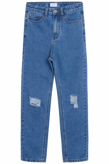 Grunt Mom Authentic Rippede - Authentic Blue