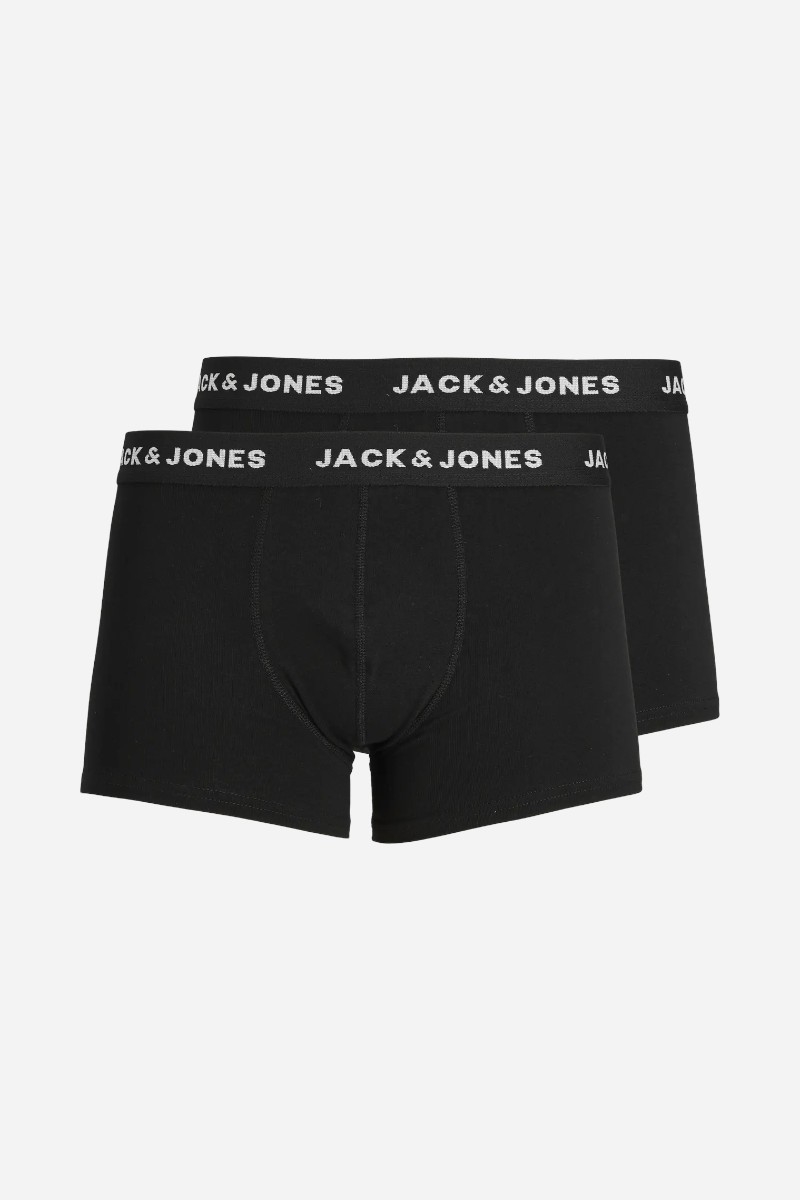 Jack & Jones JON TRUNKS 2 PACK - Black Black 