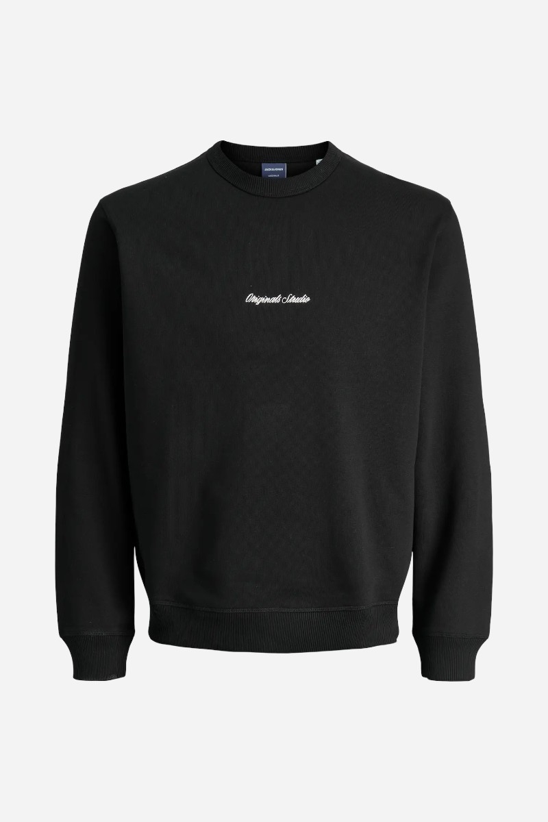 Jack & Jones JORNORREBRO EMB SWEAT CREW - Black 