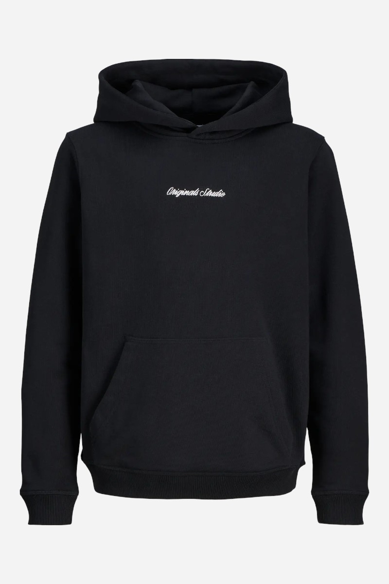 Jack & Jones JORNORREBRO EMB Sweat Hoodie – Black