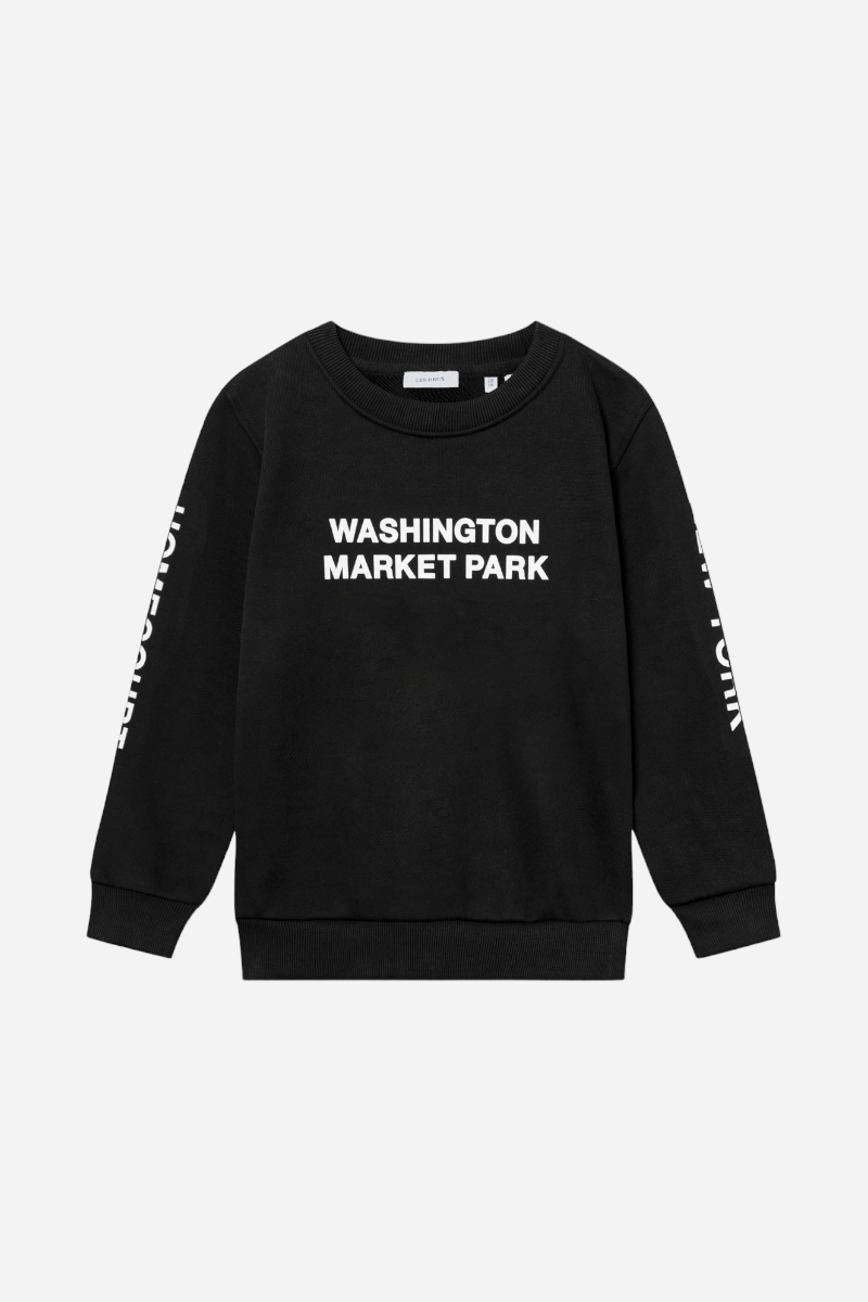 Les Deux Washington Sweatshirt - Black / Light Ivory