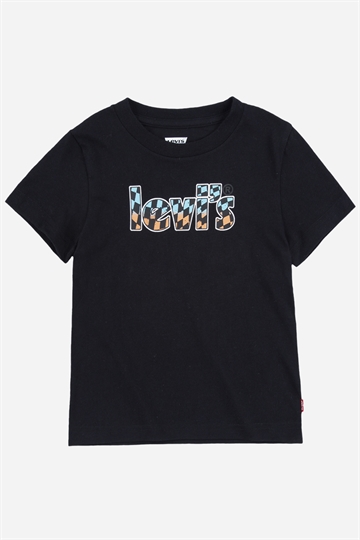 Levi's Ombre Checkered Poster Tee - Black