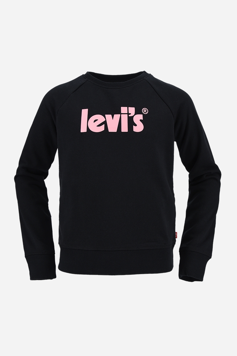 Levi\'s Poster Logo Sweatshirt - Black