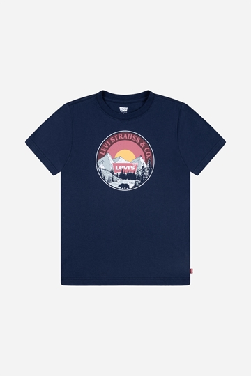 Levi's Sunrise Over The Ridge - T-shirt - Dress Blues