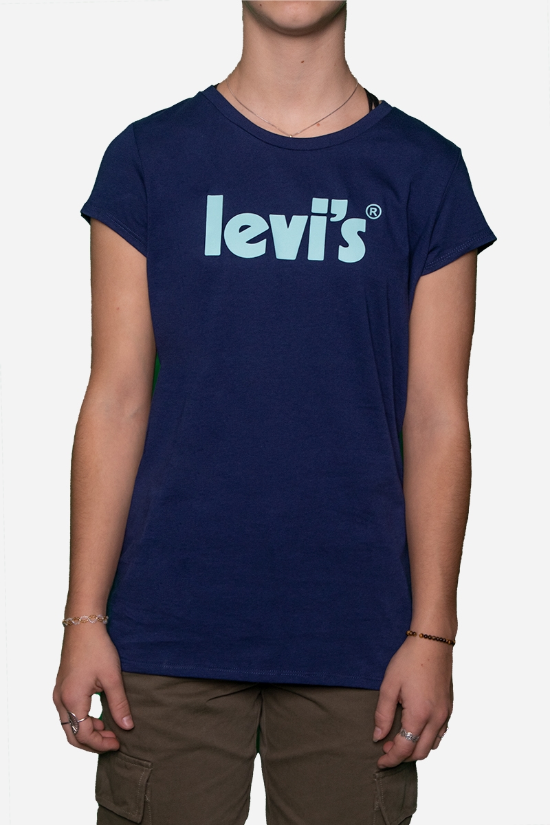 Levi\'s T-shirt - Basic Tee Shirt Poser - Medieval Blue