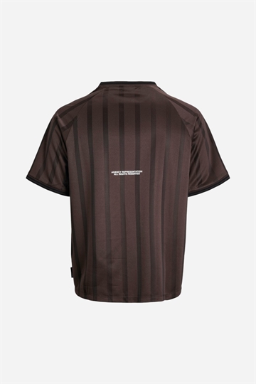 Jack & Jones Cover Retro Football T-shirt - Seal Brown