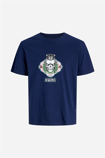 Jack & Jones Skull Nature T-shirt - Ocean Cavern