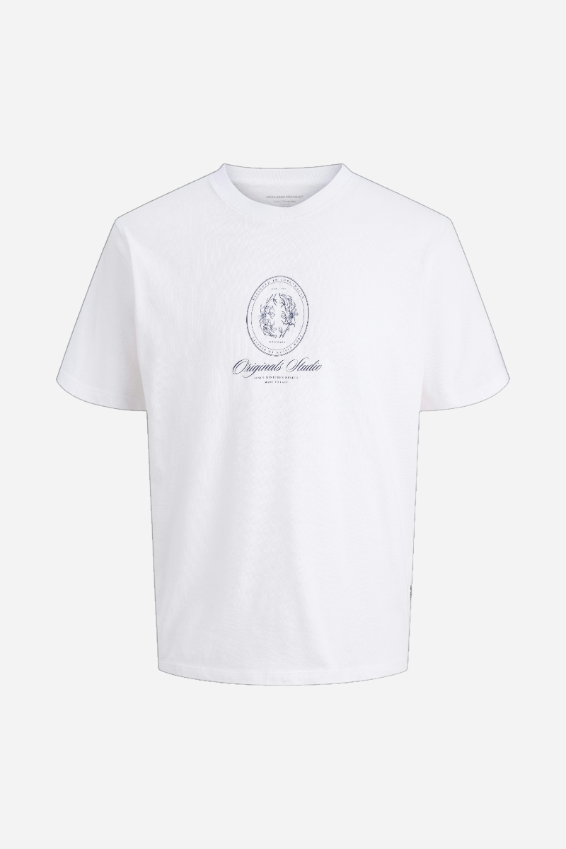 Jack & Jones Graphic Front T-shirt - Bright White