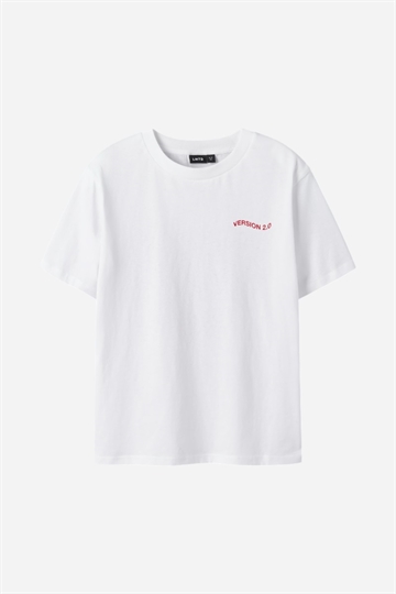LMTD Hearts T-shirt  - Bright White / Red