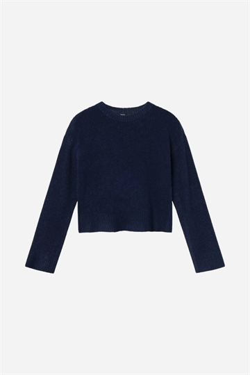 LMTD Lodet LS Short Rib Knit - Dark Sapphire