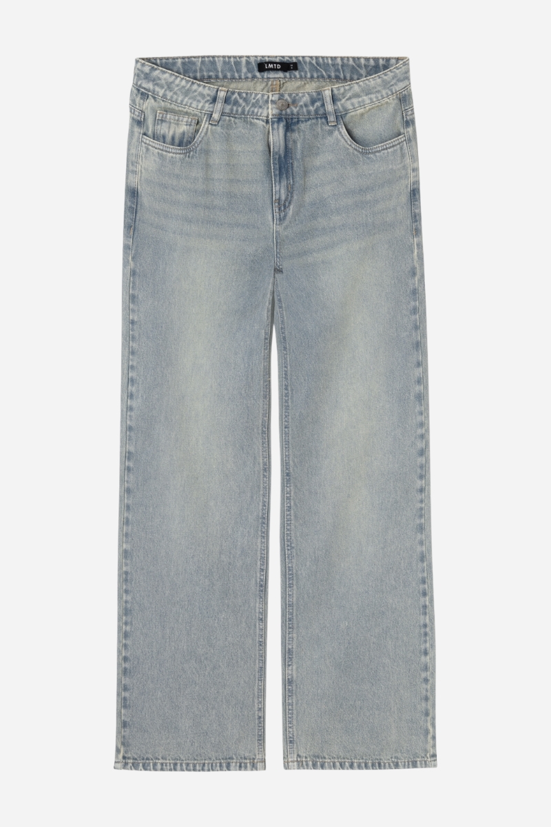 LMTD Mirty Wide Pants ​​​​​​​- Light Blue Denim